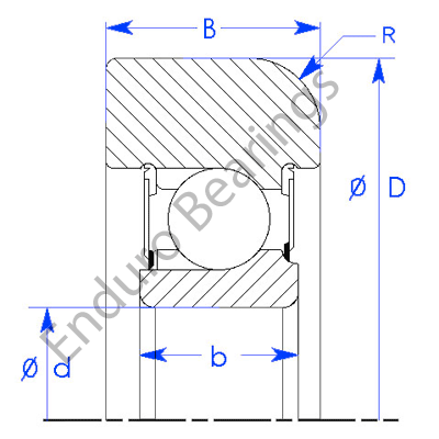 ENDURO BEARINGS Workbench bearing ID mat 1:1 - WBM 001